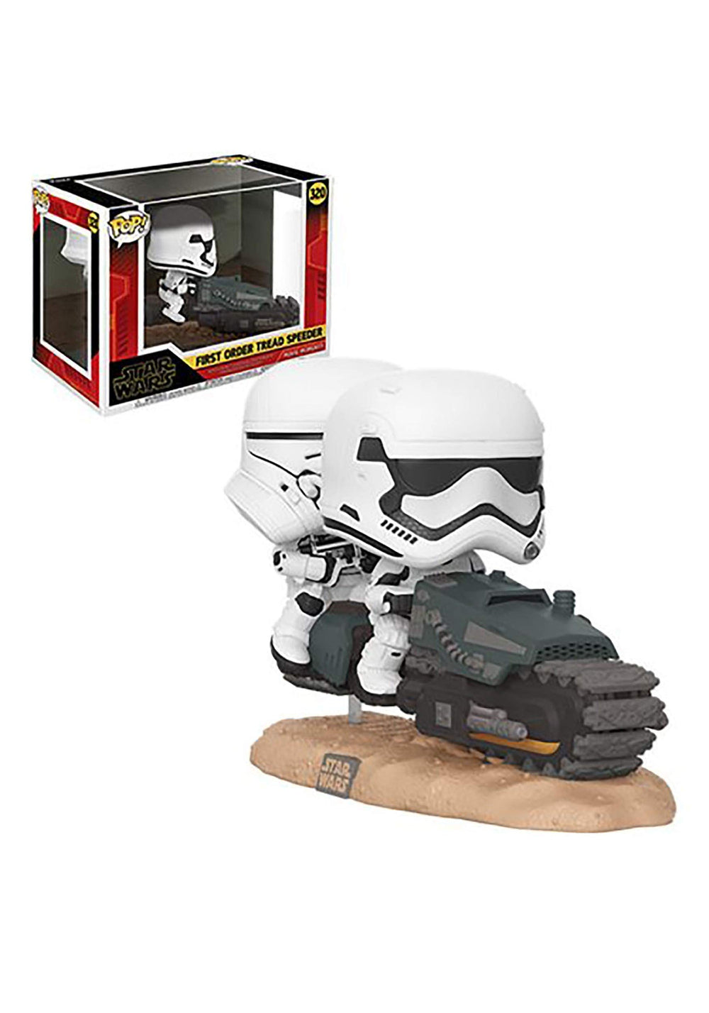 Funko Star Wars Episode IX First Order Tread Speeder figure for display and collection