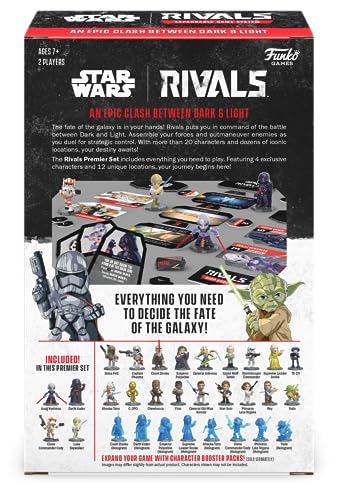 Exclusive Luke Skywalker and Darth Vader characters featured in the Premier Set