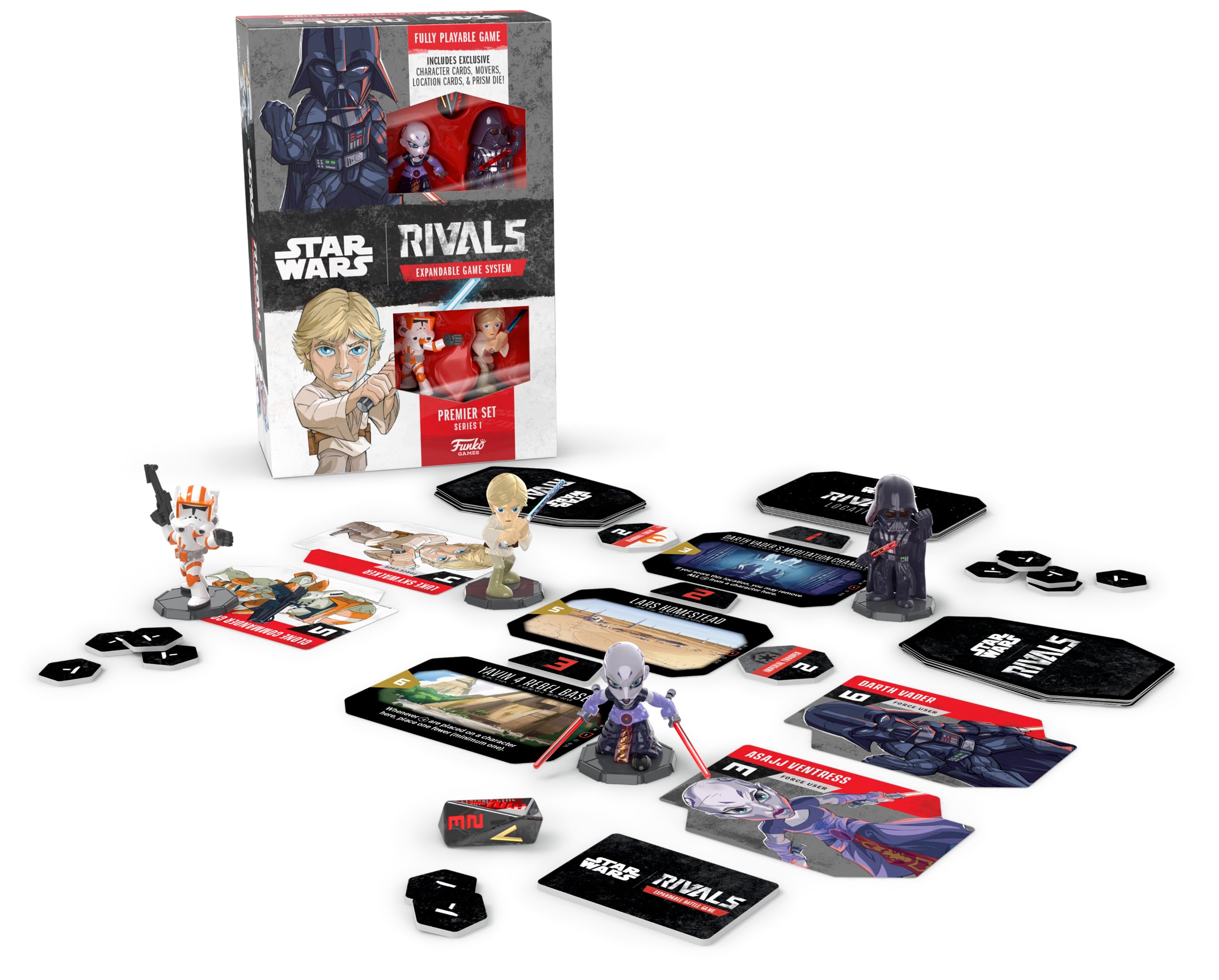 Contents laid out for easy setup and immediate play