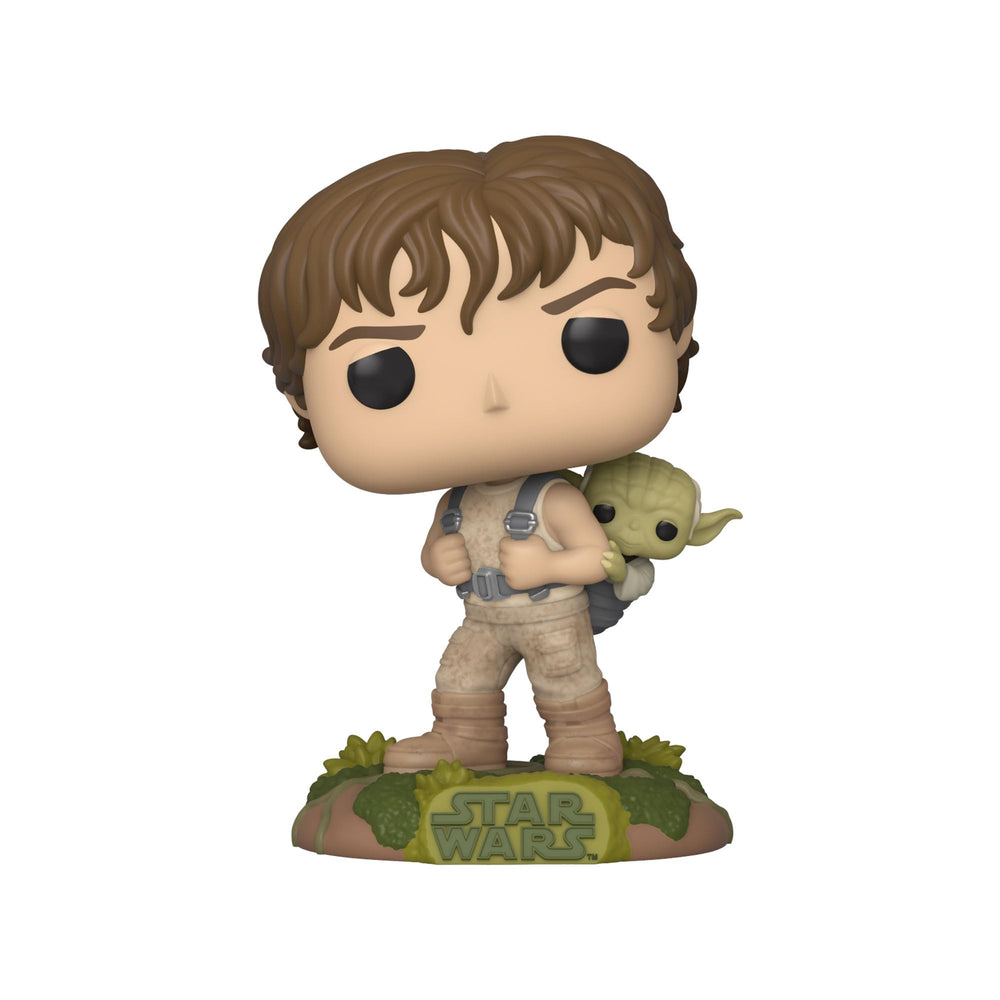 Funko Star Wars Training Luke with Yoda window box packaging ideal for display.