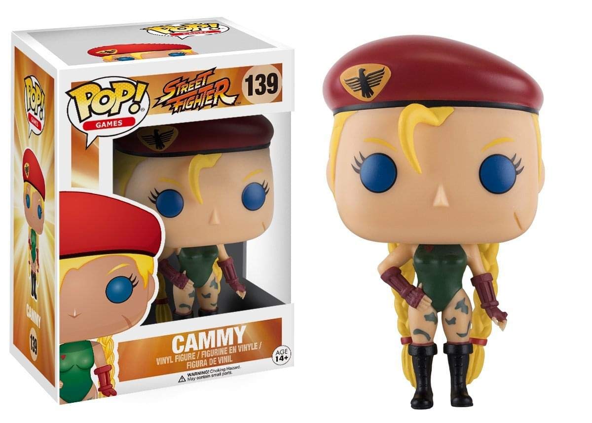 Funko Street Fighter Cammy Pop vinyl figure front view, ideal for display and collection.