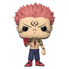 Funko Sukuna heart 9 cm buddy figurine for desk display and fan collection.
