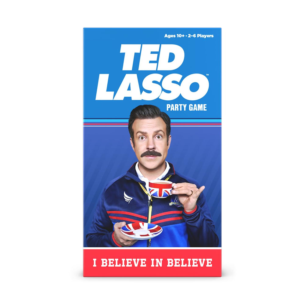 Funko Games Ted Lasso Party Game box front invites social play with bright branding