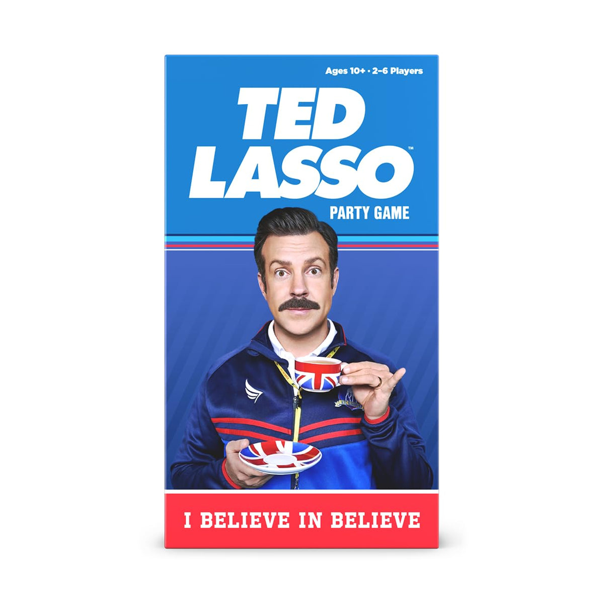 Funko Games Ted Lasso Party Game box front invites social play with bright branding