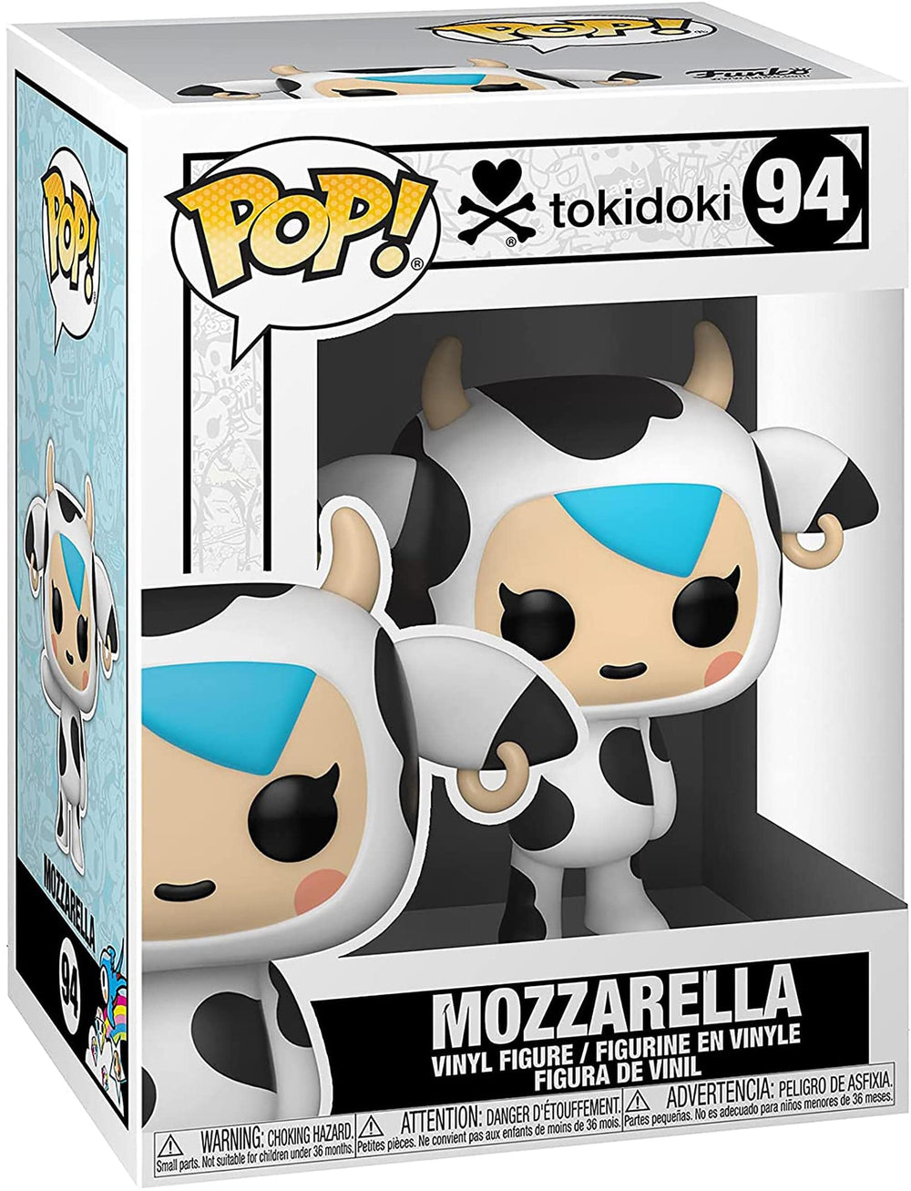 Funko Tokidoki Mozzerella figure for shelf display and collection.
