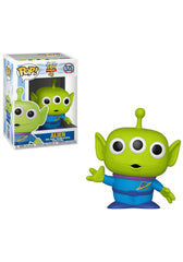 Funko Toy Story 4 Alien pop figure, colorful display piece for shelves or desks.
