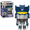 Funko Soundwave Pop! Transformer figure front view, ideal for display and collectors' shelf.