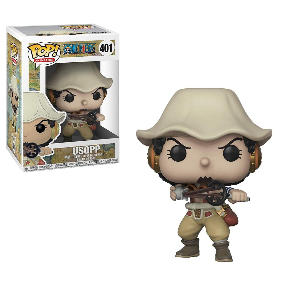 Funko Usopp Pop vinyl figure display-ready for One Piece fans