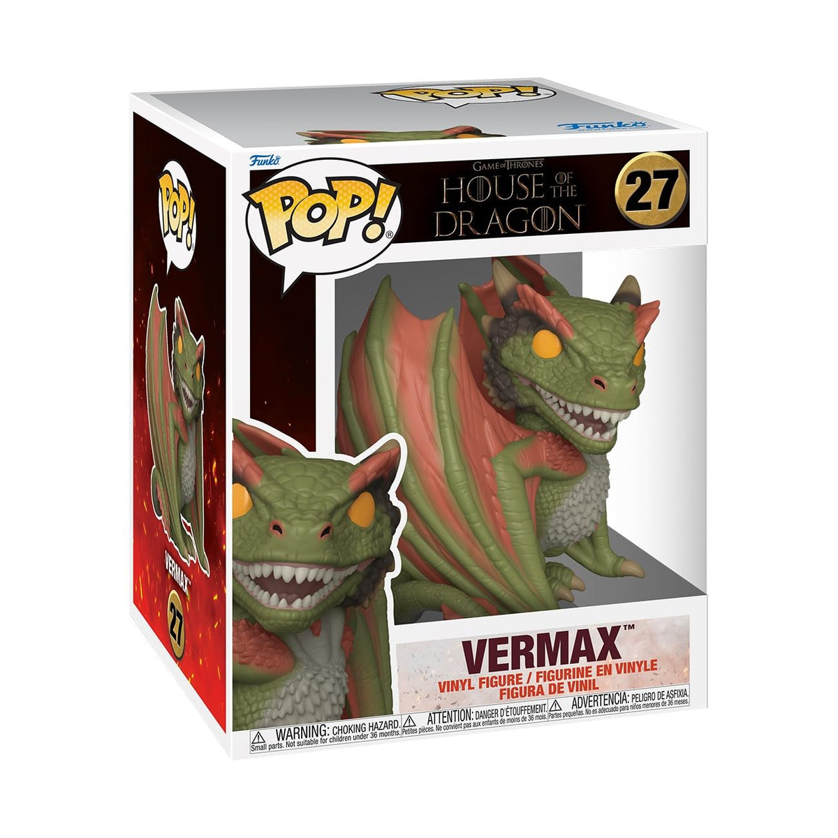 Funko Vermax figure front view for prominent display