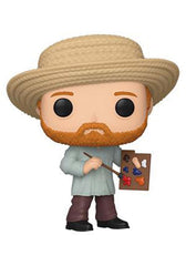 Vincent Van Gogh Funko Pop figure; window display packaging enhances gifting and shelf presence.
