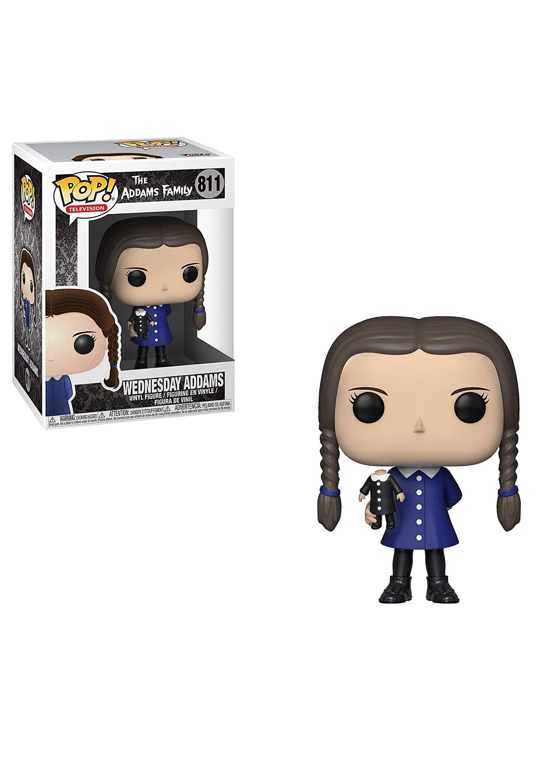Funko Wednesday Pop figure from The Addams Family for display and collection