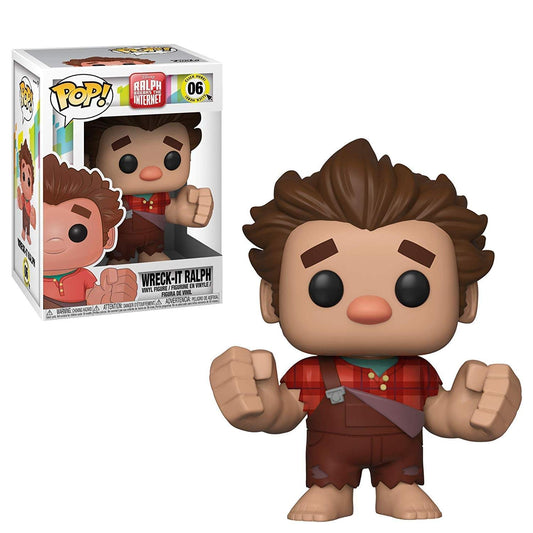 Funko Wreck-It Ralph II Pop front view, ideal for display on a shelf or desk.