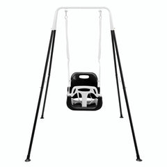 FUNLIO 3-in-1 toddler swing with outdoor stand for versatile playtime.