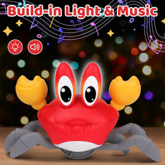 FunMission Crawling Crab toy uses smooth ABS plastic for safety.