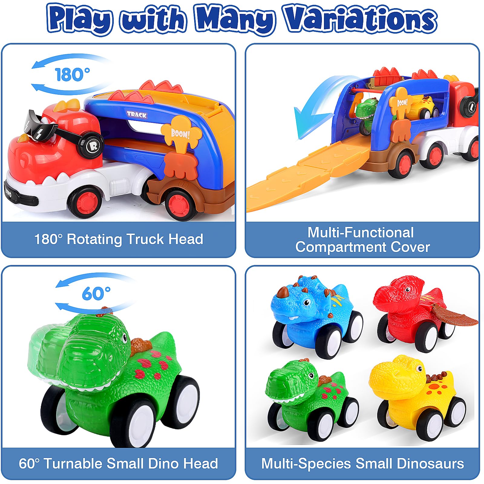 FunMission yellow pull-back dinosaur car invites vibrant storytelling