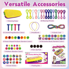 FunMission weaving hoop and headbands a comfy setup for creative bracelet making