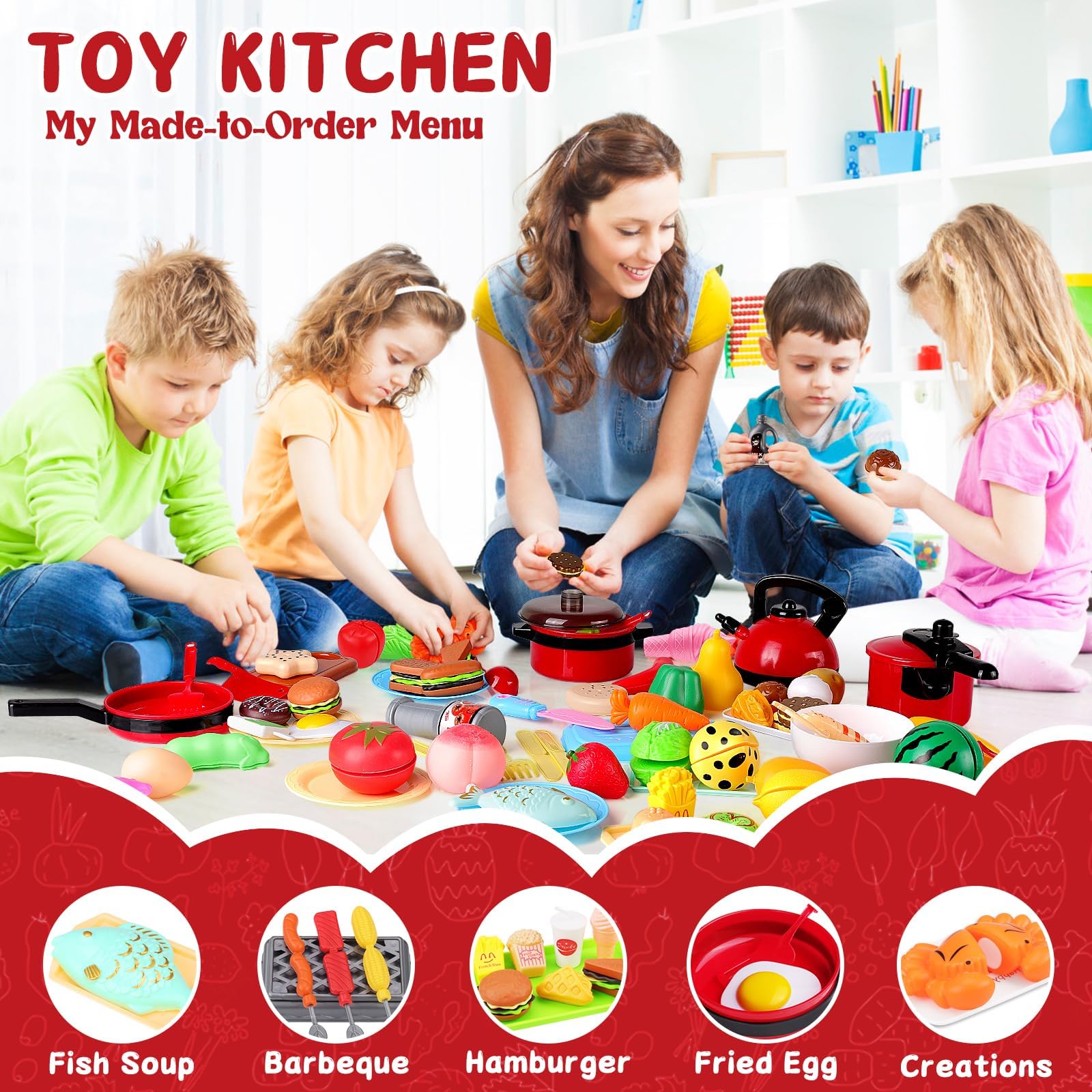 FunMission kettle and spice jars for aromatic, hands-on tea or cooking scenarios