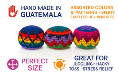 Funny Guy Mugs hacky ball knit texture closeup shows soft touch