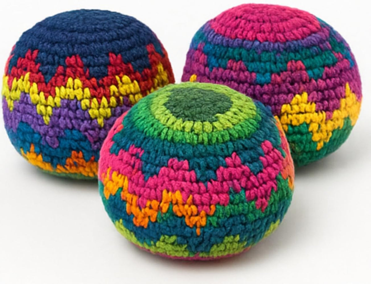 Funny Guy Mugs hacky ball multicolored pattern for vibrant outdoor play