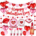 Funnymoom galentine heart banner decor for wall display and photo moments