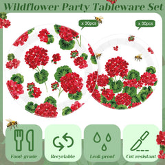 Funnymoom disposable plates packaging view highlights easy cleanup after events