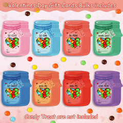 Clear seal bags protect treats for FunnyPars valentines gift packs