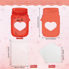 FunnyPars valentines cards set shows eight styles and colors for gift ideas