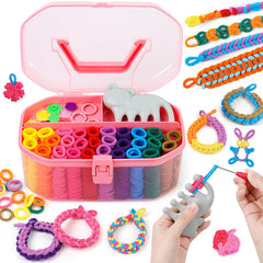 FUNiOi Kids Art & Craft Kit contents show vibrant bands for creative DIY projects
