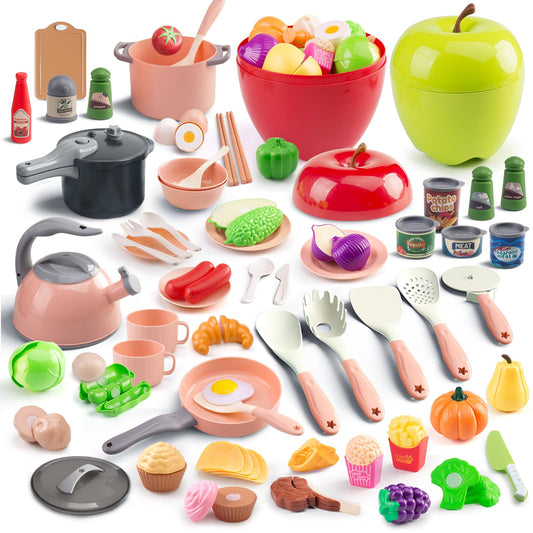 Funpynani kitchen playset pots and pans for imaginative cooking.