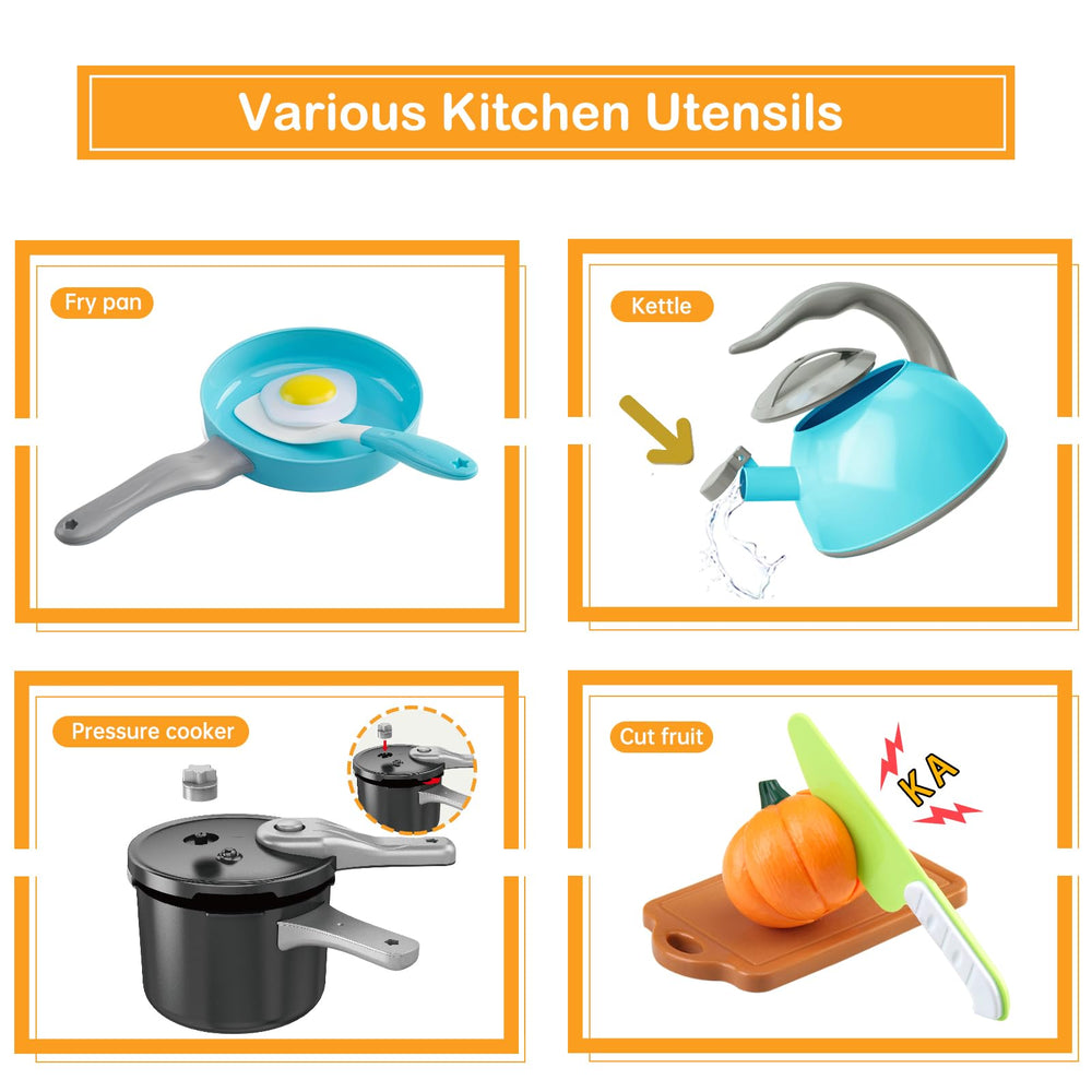 Funpynani peel shell slice action enhances sensory pretend cooking