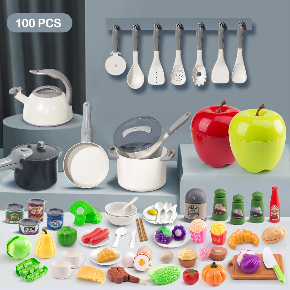 Funpynani pressure cooker detail for realistic pretend play and safe handling.