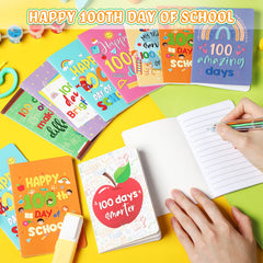 Funrous 100 Amazing Days notebook with cute cartoon patterns for kids
