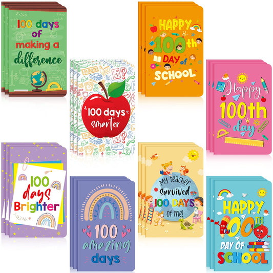 Funrous 24-pcs mini pocket notebooks collection for quick notes on the go