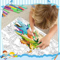 Funrous color-ready paper resists bleed-through during painting