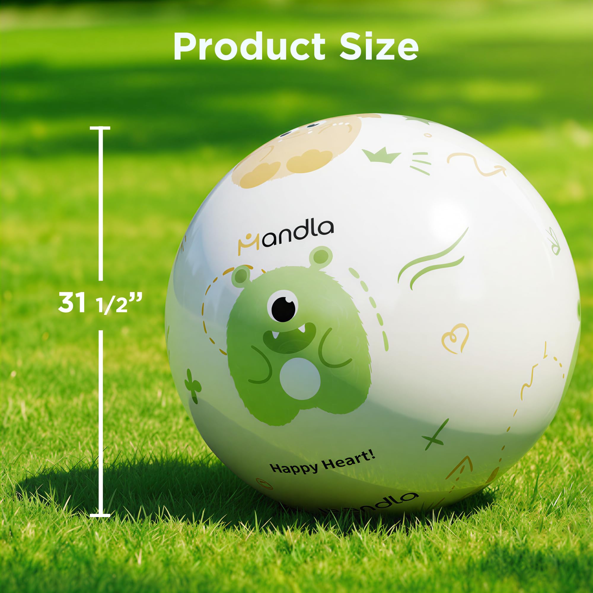 Funscape party-ready ball perfect for birthdays and outdoor gatherings.