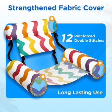 Funscape Quick-Inflation Rollable Float for easy setup and storage