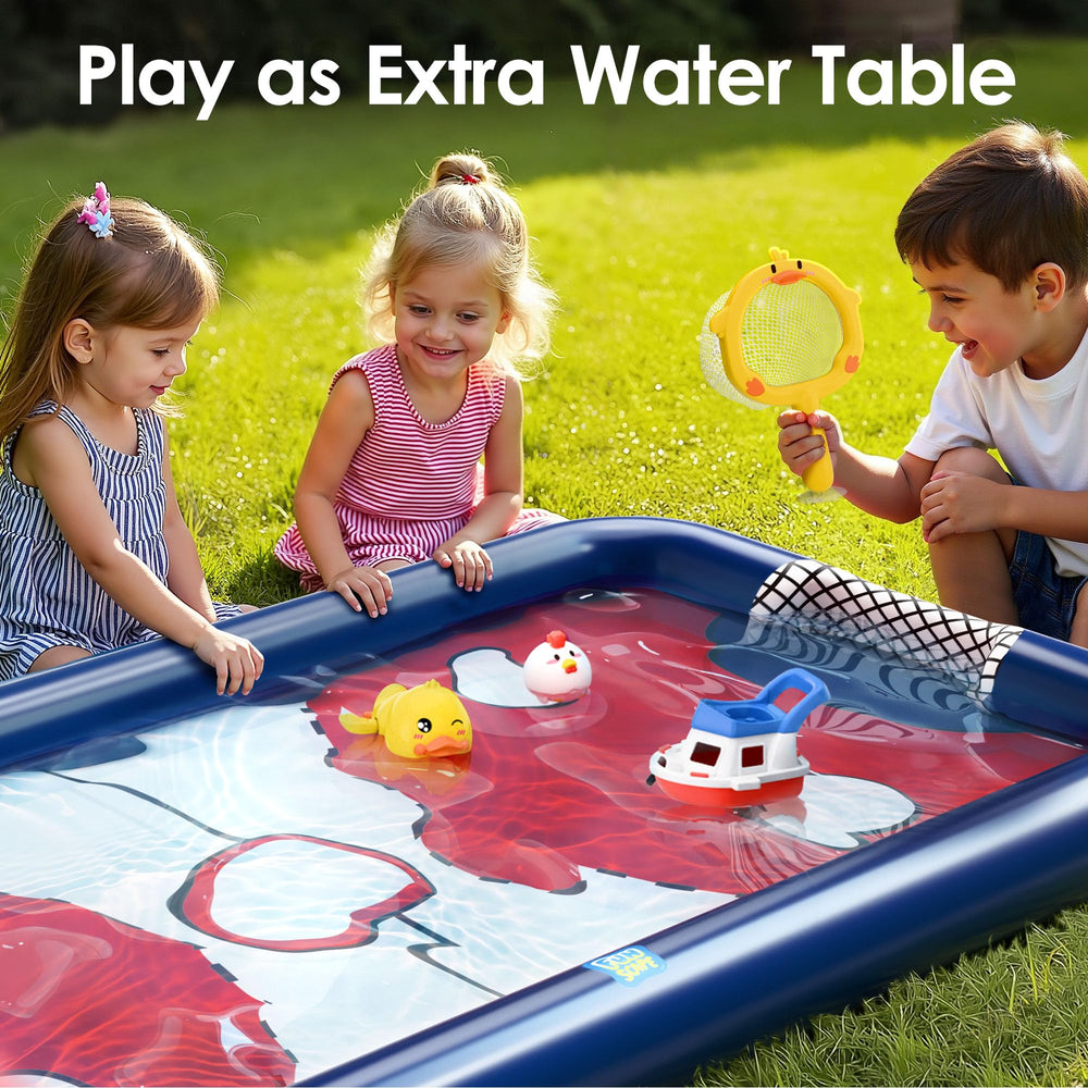 Funscape summer outdoor pool party highlighting versatile, engaging play.
