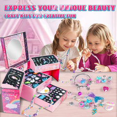 FUNSENLY 2000pcs beads spread in vibrant colors enabling diverse jewelry designs.