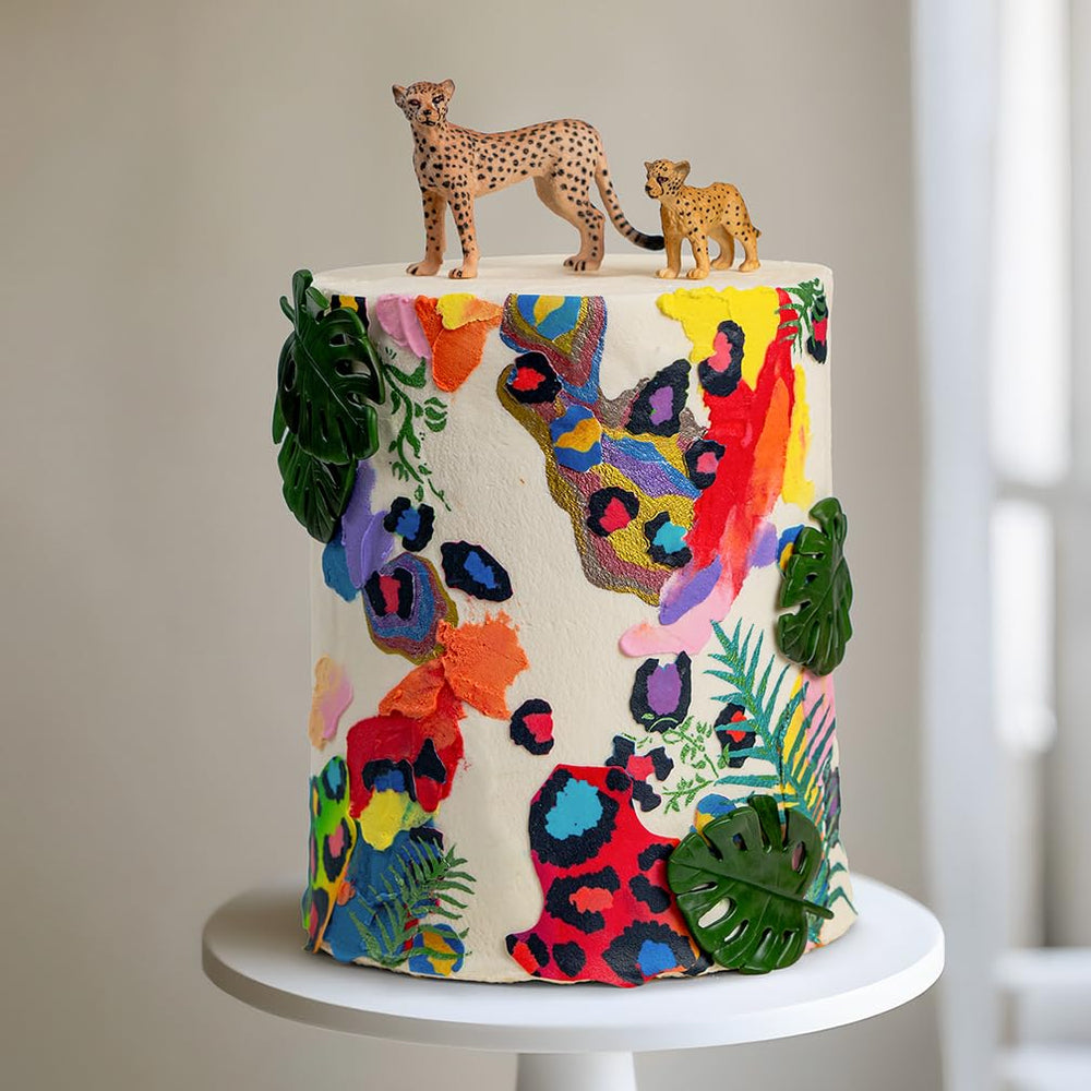FUNSHOWCASE african jungle miniatures, portable for fairy gardens and terrariums.