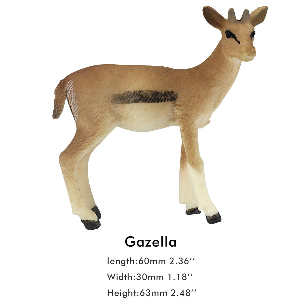 FUNSHOWCASE African jungle antelope figurine perfect as cake toppers