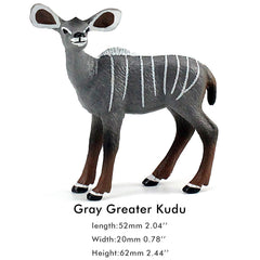 FUNSHOWCASE African jungle antelope figurine supports classroom dioramas