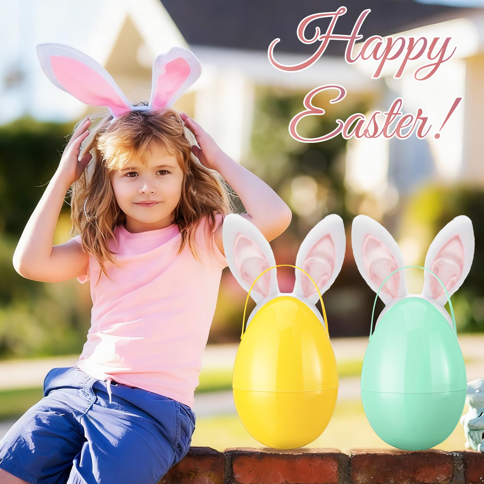 Funtery Easter egg centerpiece suitable for indoor or outdoor events.