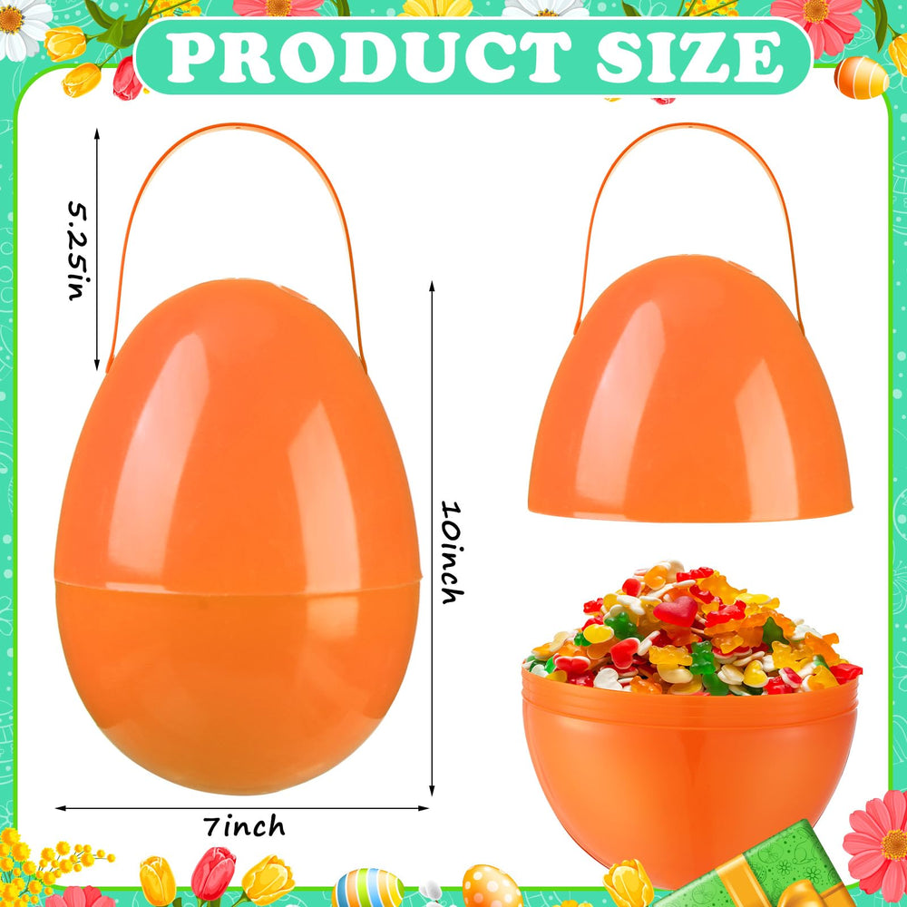 Funtery Easter egg with clear shell for bright, decorative display.