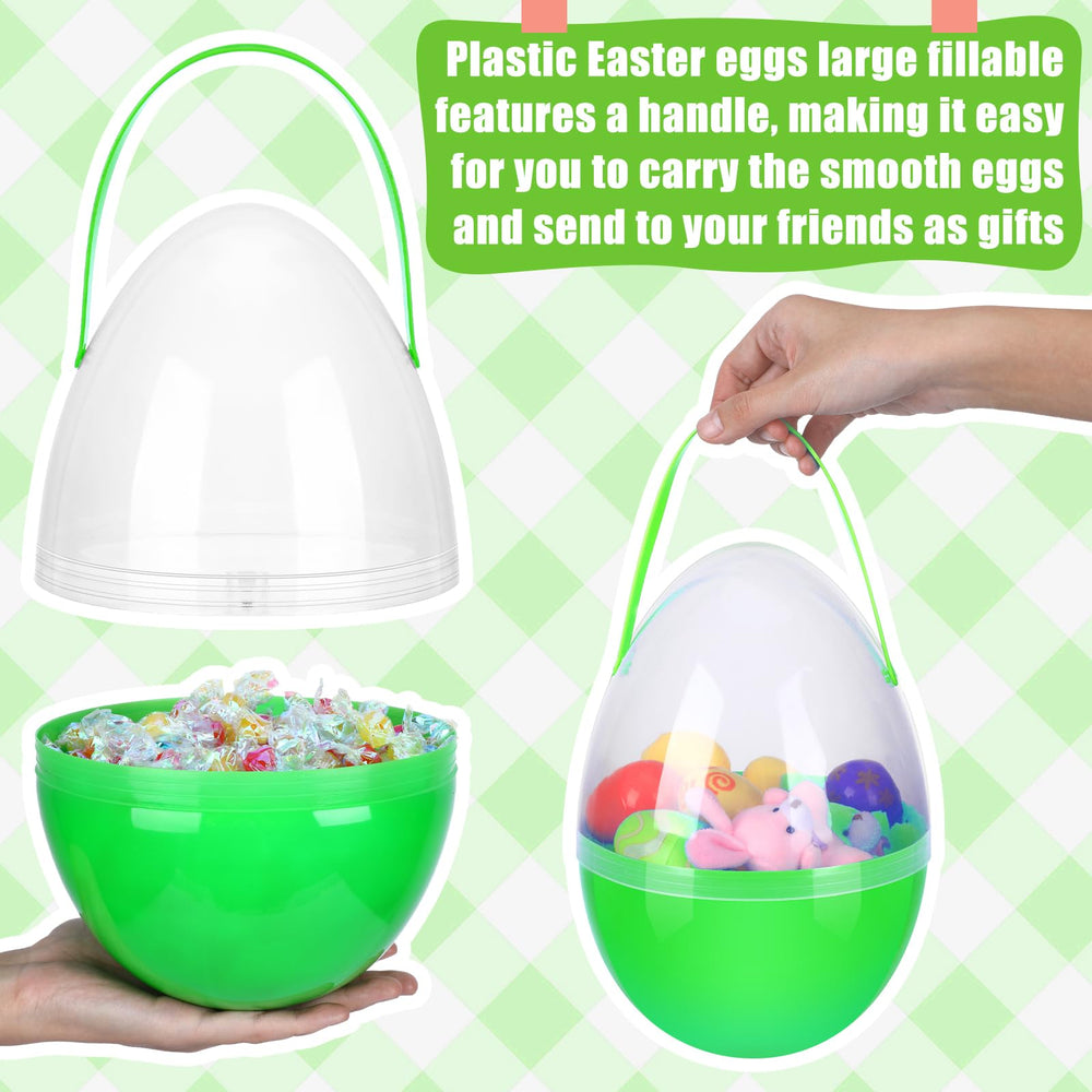 Funtery jumbo fillable egg holds candies and small gifts for celebrations.