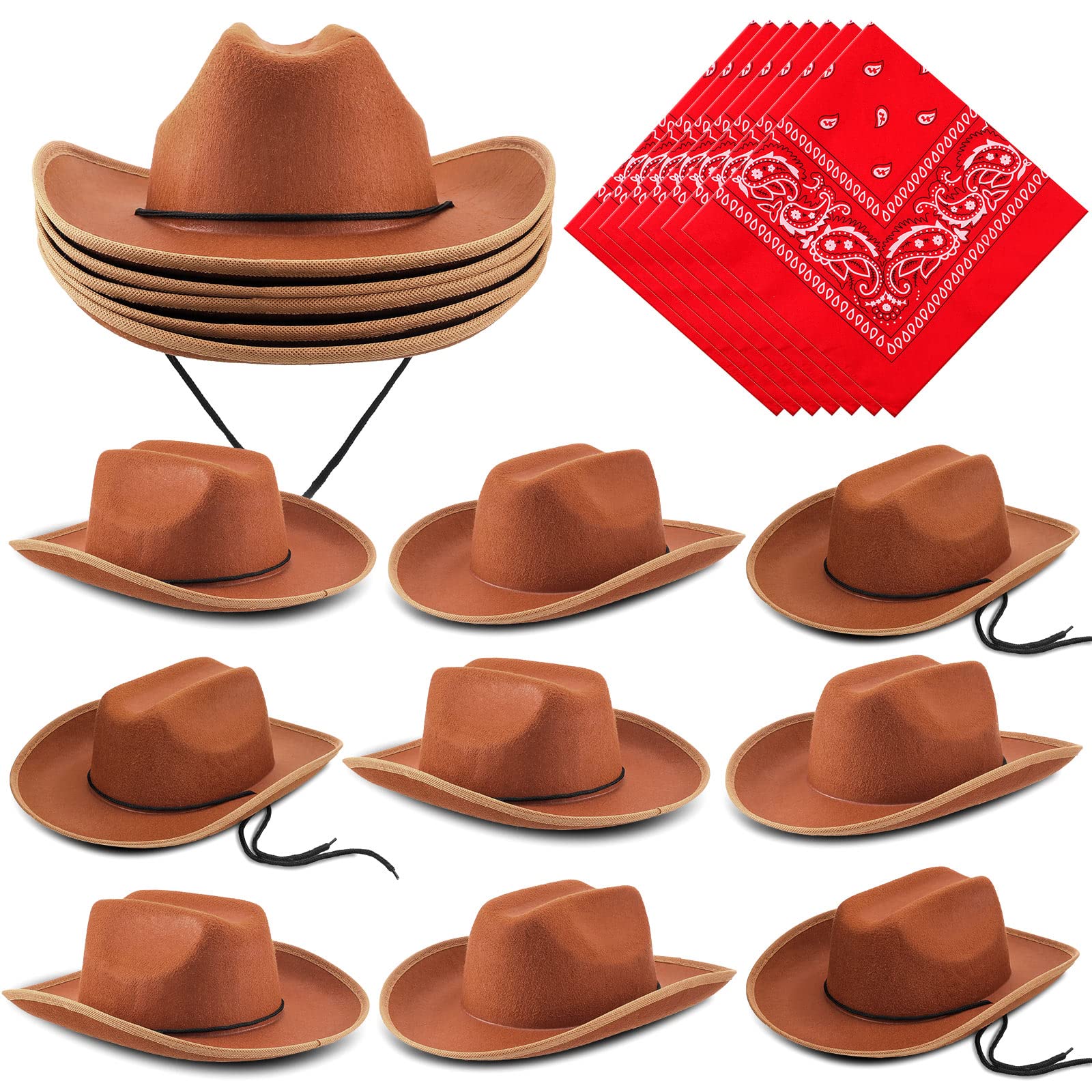 Funtery kids cowboy hat in brown for playful western outfits and party photos.