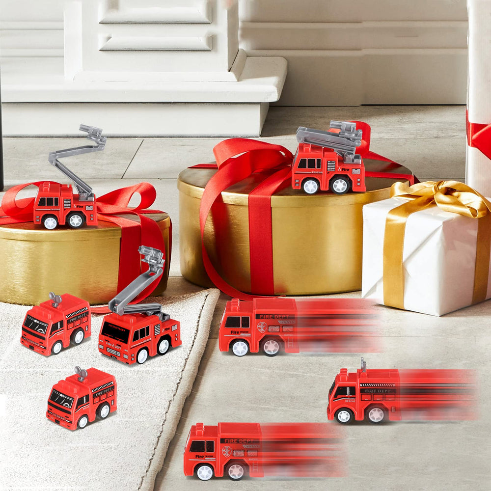 Funtery mini pullback fire truck pink design versatile gift