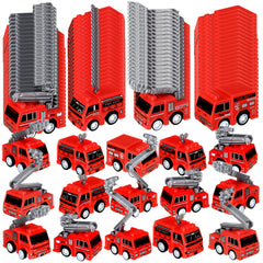 Funtery mini pullback fire truck red design for party favors and play