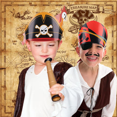 Funtery parrot-themed pirate hat, colorful prop for kids’ adventures