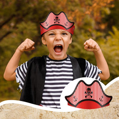 Funtery pirate hat parrot design brings color to pretend-play moments