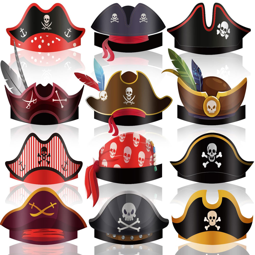 Funtery pirate hat skull design for kids’ party photos and lively costumes